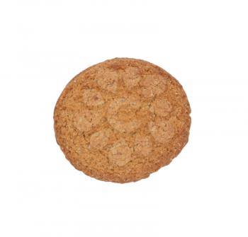 Peanut Butter Cookie Isolated on White Background 