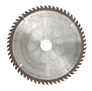 Circular saw isolated over a white background 