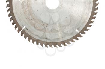 Circular saw isolated over a white background 