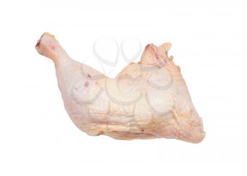 Chicken legs, it is isolated on white 