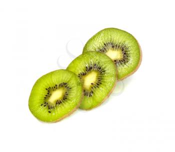 Kiwi Fruit Isolated on white background 