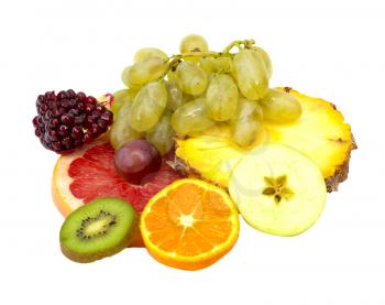 Ripe tropical fruits 