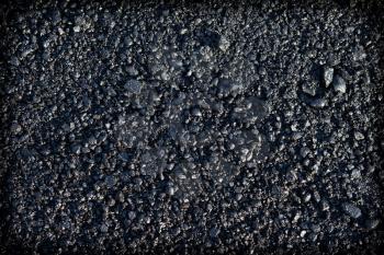 new asphalt laid on the road