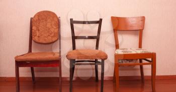 three old chairs