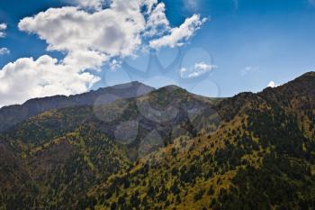 beautiful mountains in Kazakhstan
