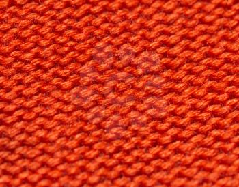red knitted fabric as background
