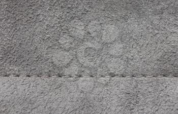 background of gray suede