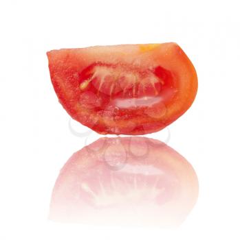sliced ​​tomato