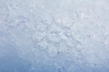 Background of blue ice