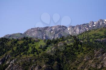 Beautiful mountains of Tien Shan