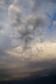 beautiful clouds as background