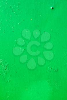 metal background painted with green paint