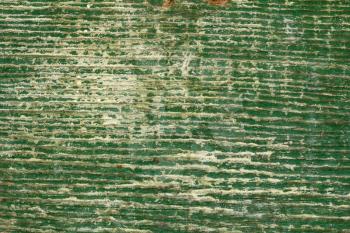 background of an old green wooden pieces