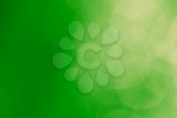 Abstract background of beautiful green bokeh