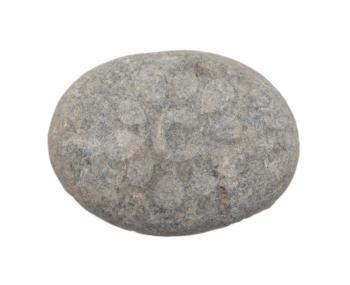 one stone on a white background