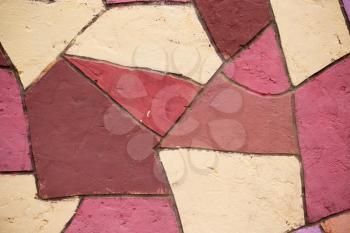 Mosaic background of colored stone