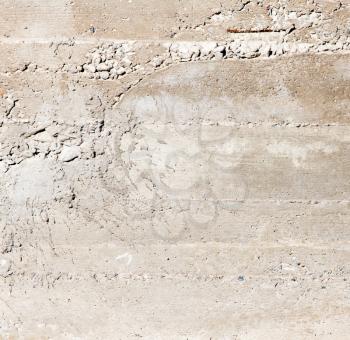 Fresh concrete on the wall as a background .