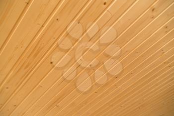 wooden ceiling in the house as a background .