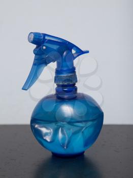 blue spray