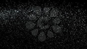 Drops of rain on a black background