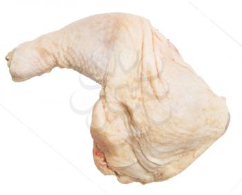 chicken legs on white background