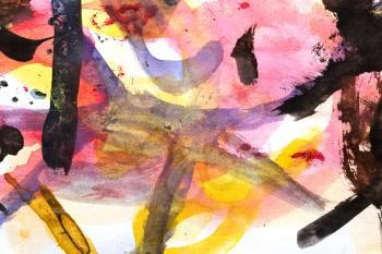 abstract background of watercolor paints