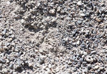 background of gravel and sand