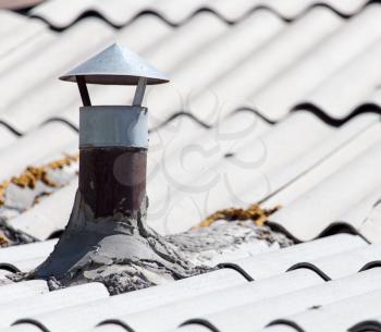 background of old slate roof