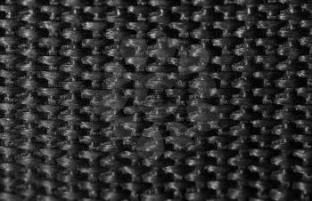 background of black cloth. macro