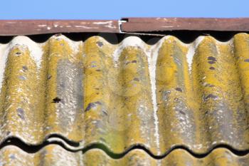 background of old slate roof