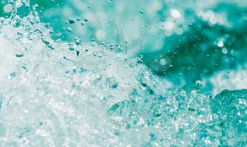 abstract background. water wave with splashes