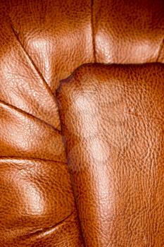 background of brown leather