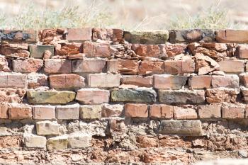 background of an old brick wall