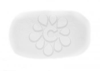 white soap on a white background