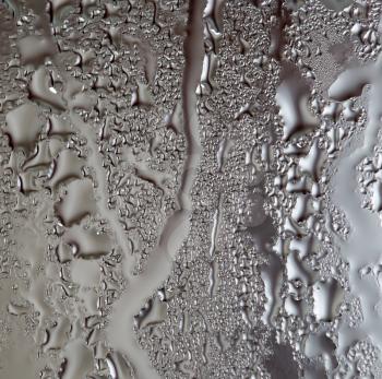 water droplets on glass as background