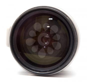 lens on a white background