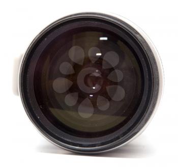 lens on a white background