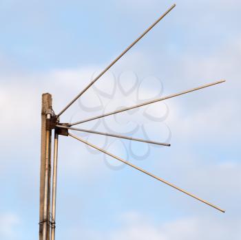 antenna on a background of blue sky