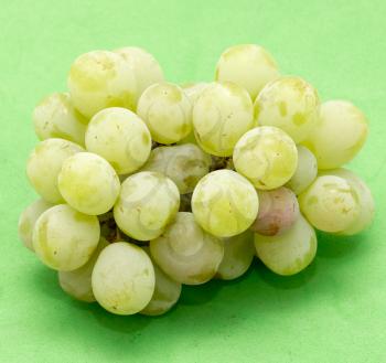 grapes on a green background