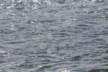 expanse of water in the lake as a backdrop