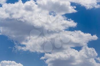 beautiful clouds on a blue sky