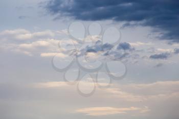 clouds after a thunderstorm