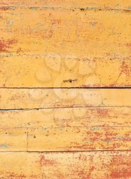 old orange painted wooden background. texture