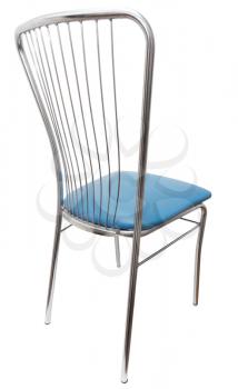 blue chair on a white background