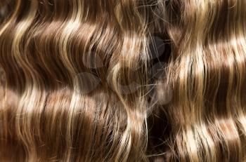 wavy hair as a background. texture