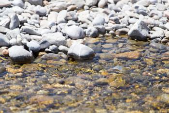 Stones in water Nature
