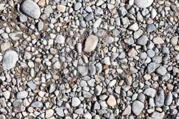 gravel on the road as a background. texture