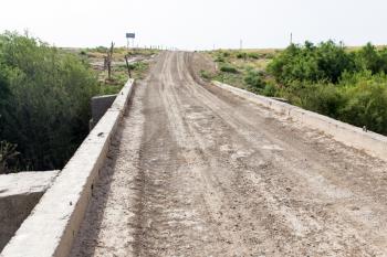 dirt road in the desert
