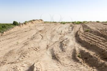 dirt road in the desert