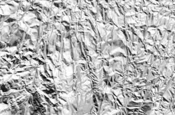 silver foil as a background